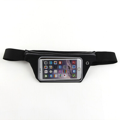 

Sentio Sendio running mobile phone touch shoes pocket outdoor travel mountain climbing casual invisible package personal riding anti-theft package black
