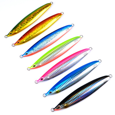 

7PC Metal Fishing Bait 200G Metal Lead Fish Jig Fishing Lure Scale Fishing Lure Artificial Hard Bait Jigging Lure