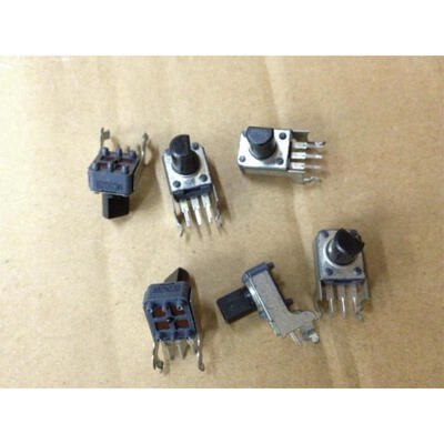 

09 Vertical single joint potentiometer B5K handle length 8MM foot long wire