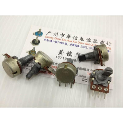 

16 single potentiometer B100K associated with the midpoint of the shaft 15F