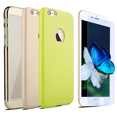 

KOOLIFE Apple 6 / 6s телефонная защита корпуса iphone6 ​​/ 6s силиконовая мягкая оболочка зеленая оболочка ПК желтая iPhone 6 / 6s закаленное падение пленки