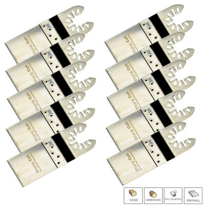 

10pcs/lot Stainless Steel Oscillating Multi Tools Saw Blades Accessories Multimaster Power Tools Saw Blades Reciprocation Saw