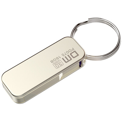 

ДМ PD075 (огонь бабочки) 16GB USB3.0 360 градусов цельнометаллический высокоскоростной вращающийся диск и (серебро)