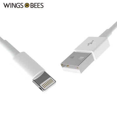 

【3 шт.】 Bee wing apple 6 / 6S / 7 кабель для передачи данных 1 метр белый мобильный телефон зарядное устройство шнур питания поддержка iphone5 / 5s / 7P / SE / ipad air mini