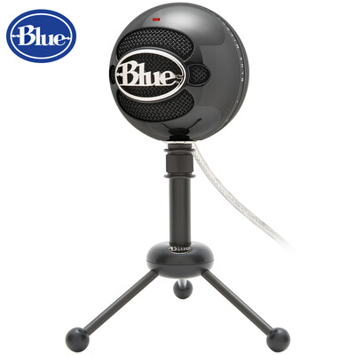 

Blue Snowball-iCE Snowball USB Condenser Microphone Computer Games Live Chat Singing Calling Microphone Universal K Singing Bar Recording Black