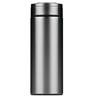 

Jingdong supermarket] Vientiane (WANXIANG) H11L 450ML vacuum business-type insulation Cup stainless steel men and women office cups fashion gift box straight body cup metal gray
