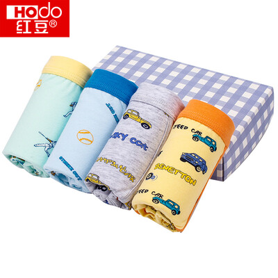 

Red beans (Hodo) boy underwear in the big child A standard 4 boxed flat angle shorts K715 110/55