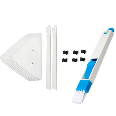 

Linyi double-sided wipes cloth wipes window accessories non-woven scrapers rubber strip wipes fixed buckle