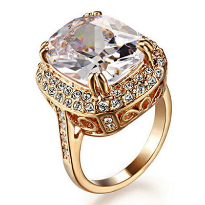 

Yoursfs® 18K Rose Gold Plated 25ct Simulated Ruby Rings Use Austrian Crystal Fashion Jewelry