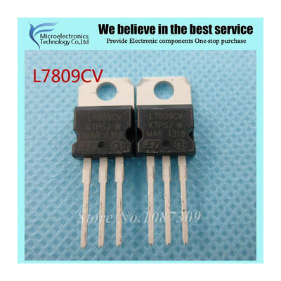 

10pcs free shipping L7809CV L7809 KA7809 MC7809 Voltage Regulator 9V 1.5A TO-220 new original