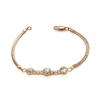 

Yoursfs Top Quality Exquisite Rose Gold Color Bracelet Austrian Crystals Wholesale