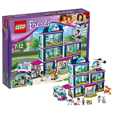 

Lego Good Friends Series 7 years old - 12 years old heart city hospital 41318 children building blocks toys LEGO