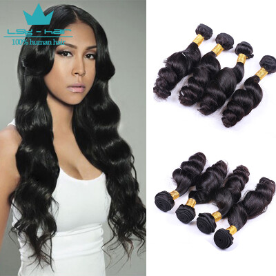 

Cheap Human Hair 3 Bundle Deals Brazilian Loose Wave 9A Hair Brazilian Virgin Hair Weave Bundles Loose Wave Human Hair Bundles