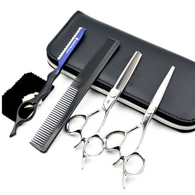 

HT9210 6" Professional Hair Cutting Scissors kit Barber Shears 440C stainless steel hair clipper haircut kit hairdresser scisors