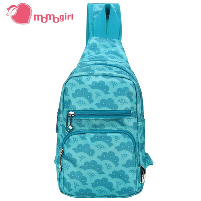 

MOMOgirl мешок грудь плеча пакет женский корейский танец с веером M4E502 Sky Blue