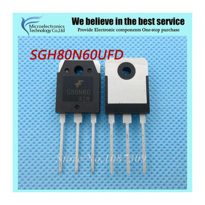 

10PCS free shipping SGH80N60UFD G80N60 80N60 80A 600V TO-3P Ultrafast IGBT new original