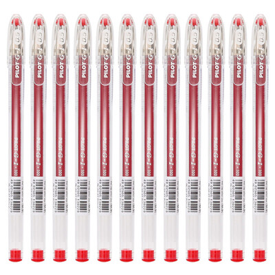 

PILOT BL-G1-5T (Student Office Water Bottle BL-G1-5) Neutral Pen Red 0.5mm (12pcs