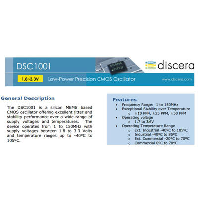 

18-33V 3225 50M 50MHZ 50000MHZ DISCERA