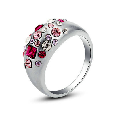 

Yoursfs@ Classic anillos mujer bague aros Gold Plating olor Rhinestones Studded Finger Rings