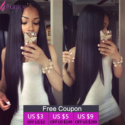 

Grade 7A Brazilian Virgin Hair With Closure Derun hair Brazilian straight With Lace Closure Cheap Brazilian Hair straight Free shi