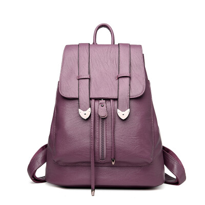

Women Leather Backpack School Bags Mochilas Mujer 2017 Backpacks For Teenage Girls Designer High Quality Sheepskin Travel Bag