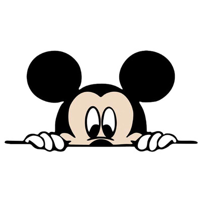 

Sheng Sheng special waterproof sunscreen car male Mickey car cover scratch car stickers rearview mirror car stickers size 147cm single loading