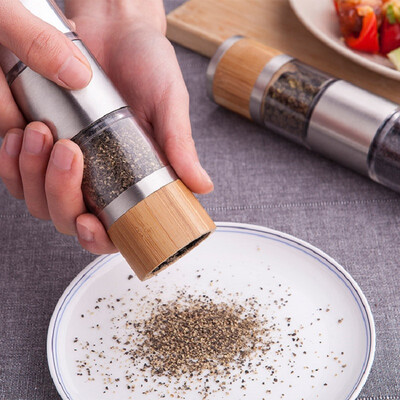 

Bailun Bairun hand double-headed grinder pepper grinder black pepper pepper pepper grinder grinding bottle adjustable thickness 20213