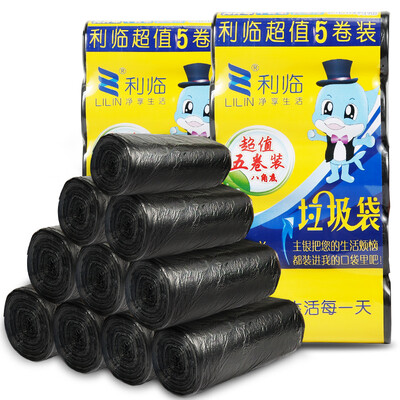 

[Jingdong Supermarket] Lee Pro garbage bag 15 package 45 * 55CM thick type octagonal bottom