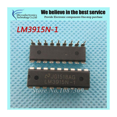

10pcs free shipping LM3915N-1 LM3915N LM3915 DIP-18 LED Lighting Drivers DOTBAR DISPLAY DRVR new original