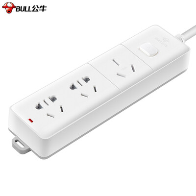 

Bull BULL GN-H102D socket plug-in board row row patch wiring board 2-bit total length of 18 meters high power 16A air conditioning socket to send 10A