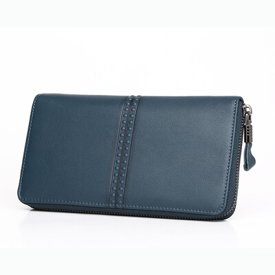 

Caroris Genuine Leather wallet long men's wallet Business handbag