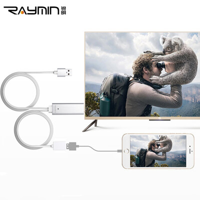 

LA362001 резкое яркое яблоко iPhone7 / 6S / Plus / IPad переключатель HDMI адаптер подключен кабель Apple TV / монитор / проектор преобразования кабеля 1м