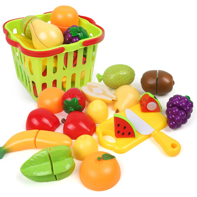 

Newquay children's educational toys small basket fruit cut music simulation house toys