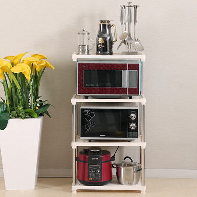 

Antarctic Nanjiren 4-story kitchen oven microwave racks thickened multi-functional metal shelves export quality household storage rack NJR604