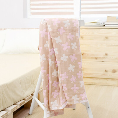 

Jingdong supermarket cotton era PurCotton high-quality cotton 3 layer jacquard gauze was 140x200cm yellow butterfly 1 set