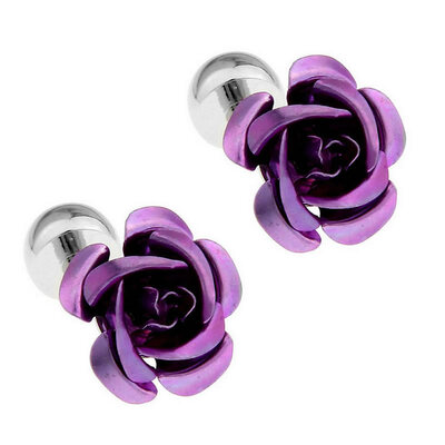 

Yoursfs Christmas Carnival Exotic High Grade Cufflinks Unisex Butterfly Rose Flower Banana Shape Cuff Links Shirt Laser Gifts