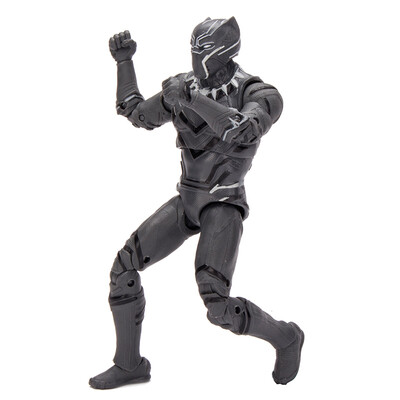 

Marvel Avengers Alliance Children&39s toys Panther Doll model joint movable desk decoration card 7-inch
