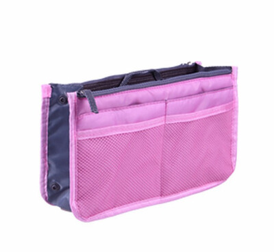 

Selling new fashion red double zipper bag in the multi-functional package package package package bag cleaning package finishing p