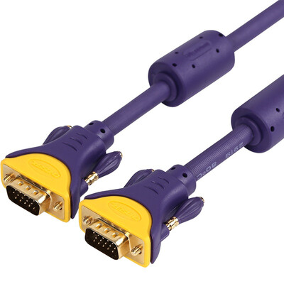 

Akihabara (CHOSEAL) QS5102T5 VGA (3 + 4) позолоченный разъем с магнитным кольцом компьютерный проектор, поддерживающий кабель 5 метров