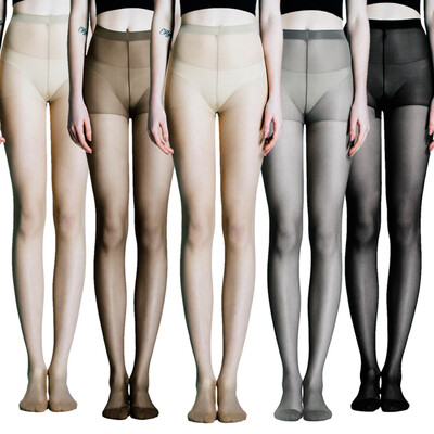 

Jingdong Supermarket] Ms. Heng Yuanxiang pantyhose core silk sexy thin section of silk stockings anti-hook wire wild bottom tattoo mixed color 5 pairs of