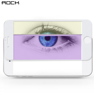 

Rocker ROCK iPhone6s plus full-screen tempered film / 6plus / 6s plus anti-blue glass film 3D soft side / surface full-screen high-definition film white