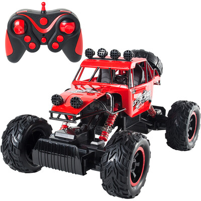 

Rong Jun (RONGJUN) BB651A large four-wheeled climbing car red high-speed climbing bigfoot strange remote control racing charge remote control dump truck children's toys car boy gift