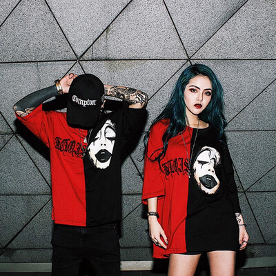 

2017 Summer Short Sleeve Couple Hip Hop T-Shirt