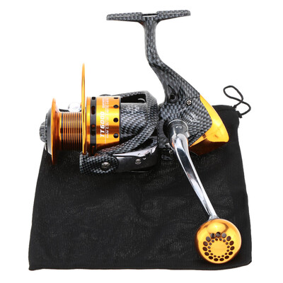 

Saltwater New Arrival Metal Spinning Fishing Reel Coil carretilha pesca 6000 Series 12+1BB 5.1:1 molinete pesca Wheel
