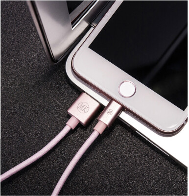 

MK Original MFi Certified for iPhone Cable USB Upgrade 1m Short Fast Charging USB Cable For iPhone 6s 6 plus 5 5s MFI i7 7plus