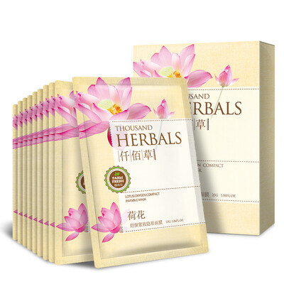 

THOUSAND HERBALS lotus flower Yan Yan compact invisible mask 1 box * 5 pieces