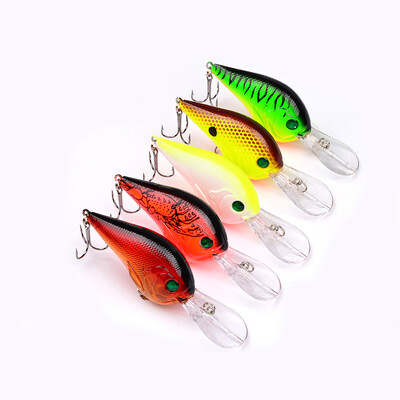 

1PC Crank Fishing Lure 10.11g-0.36oz/9.5cm-3.74" Plastic Hard Bass Bait Saltwater Fishing Wobblers