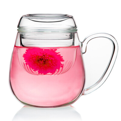 

Elegant set of glass with a lid to filter heat-resistant creative creative bubble cup men&women office drink tea cups swim cat cup bells 460ml