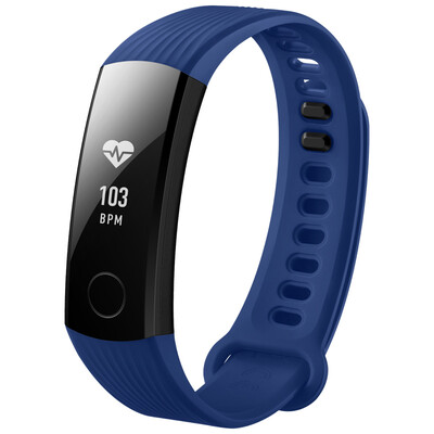 

Glory bracelet 3 Weihai blue standard version intelligent exercise 50 meters waterproof 24-hour heart rate monitoring scientific sleep detection WeChat content display adaptation ios & Andrews