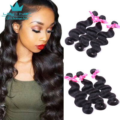 

Peruvian Body Wave 3 Bundles Peruvian Virgin Hair Body Wave Hair Bundles 7A Unprocessed Virgin Hair Wet And Wavy Human Hair